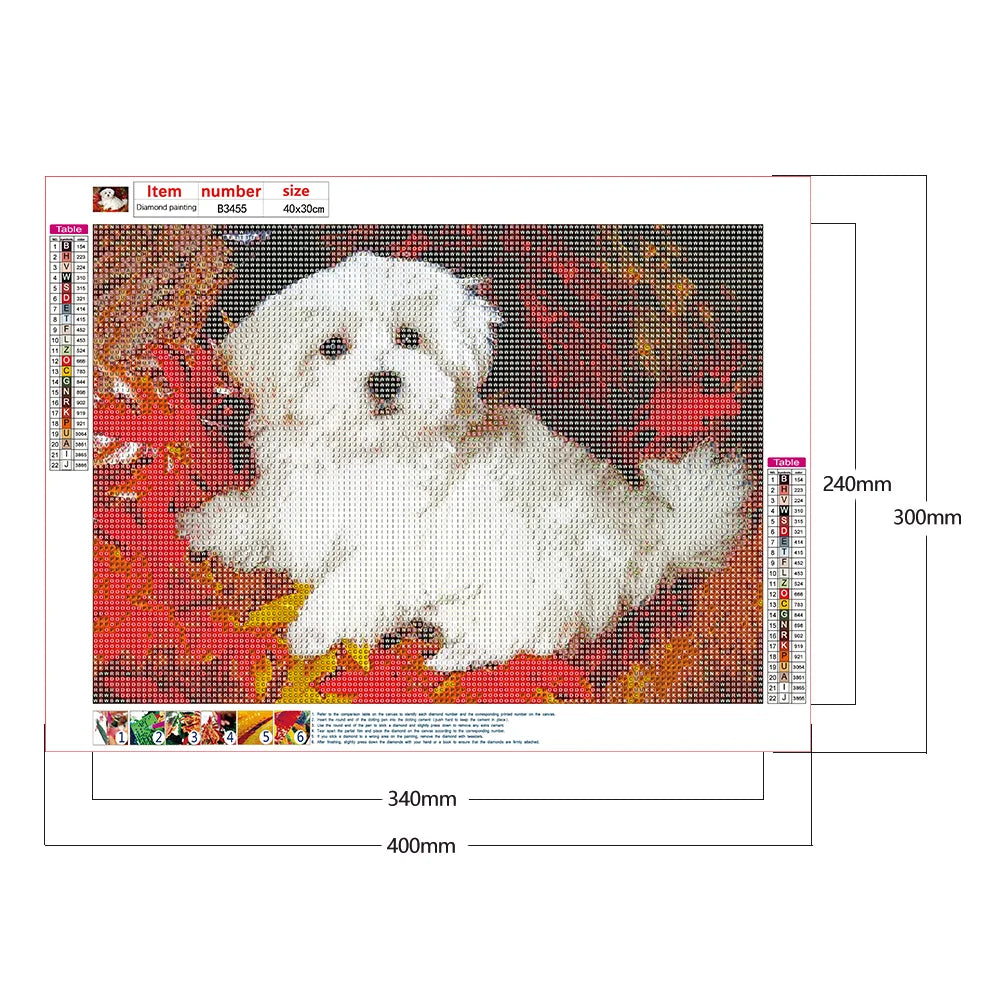 Cute Dog Shih Tzu | Diamond Painting