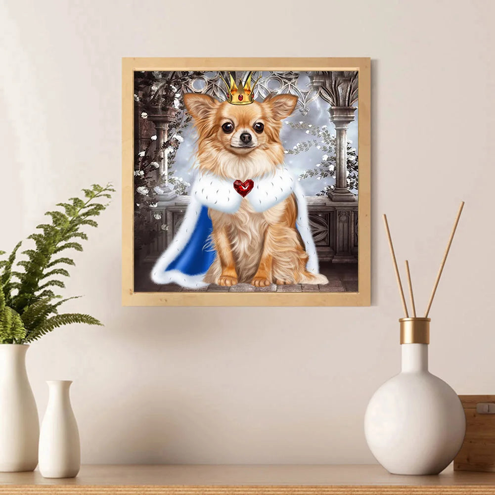 Dog King Chihuahua | Diamond Painting