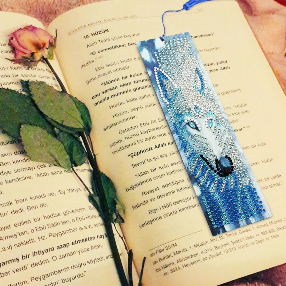 Diy Diamond Painting Leather Bookmark