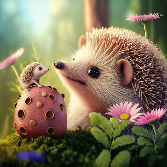 Hedgehog | Diamond Painting