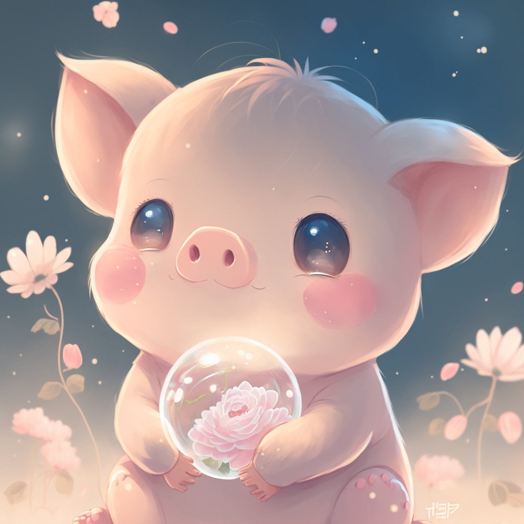 Pig | Diamond Painting