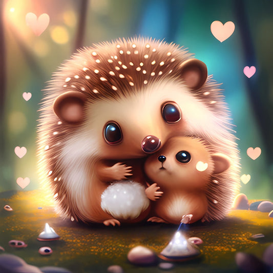 Hedgehog | Diamond Painting