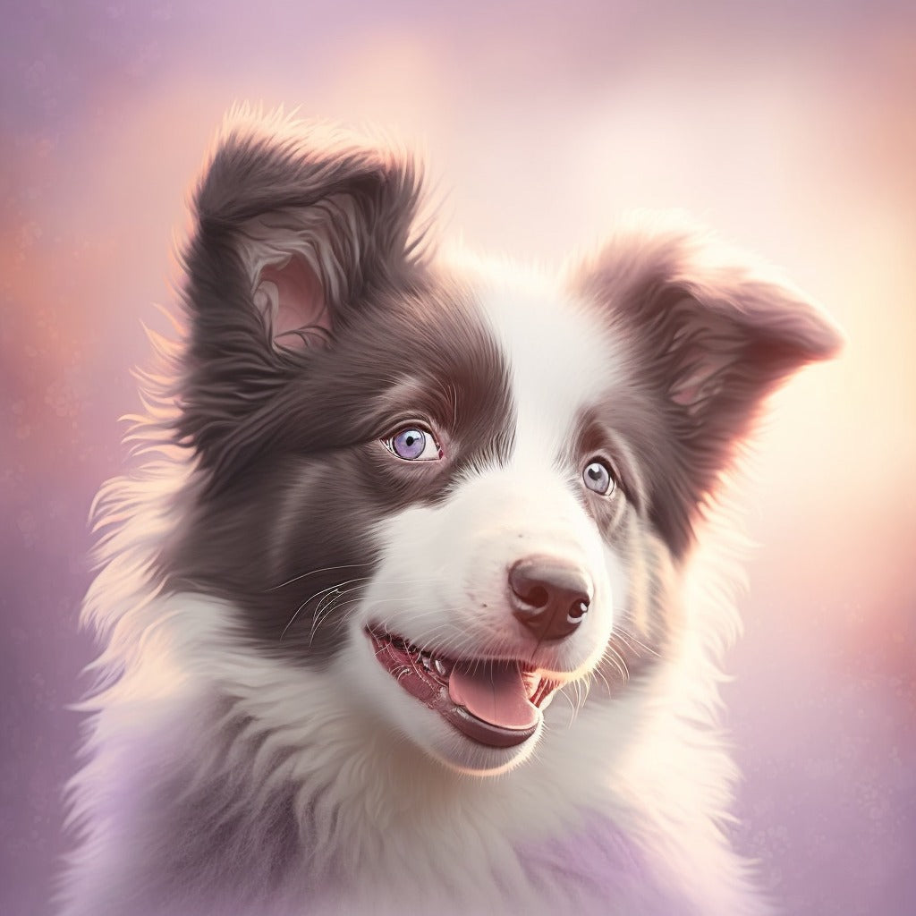 Dog Border Collie | Diamond Painting