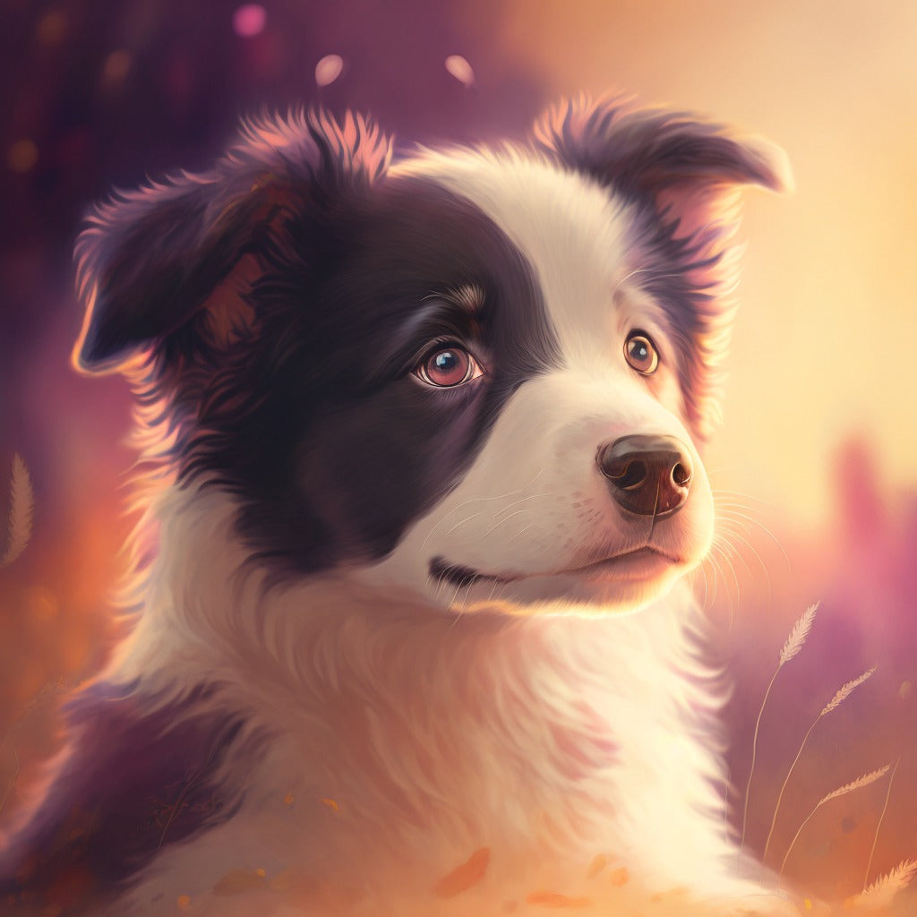 Dog Border Collie | Diamond Painting