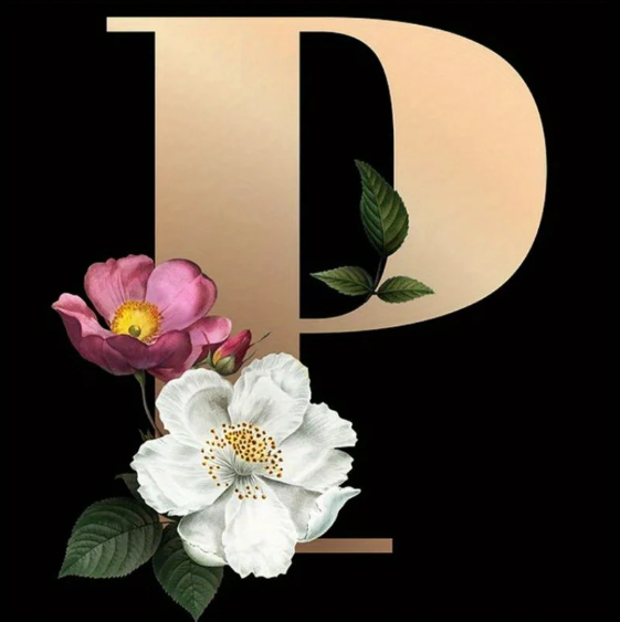 Letter Flower | Diamond Painting