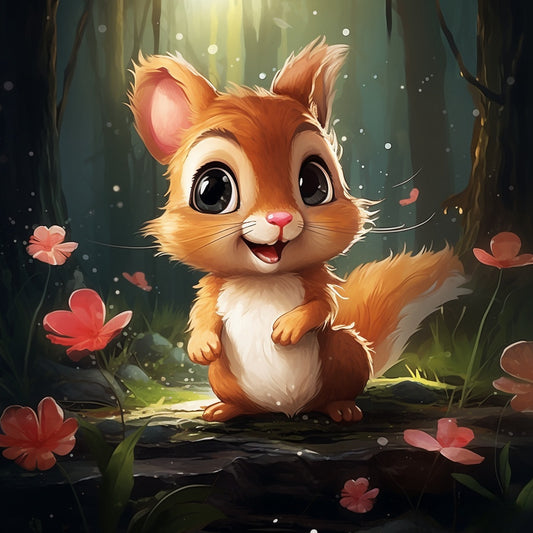 Squirrel  | Diamond Painting