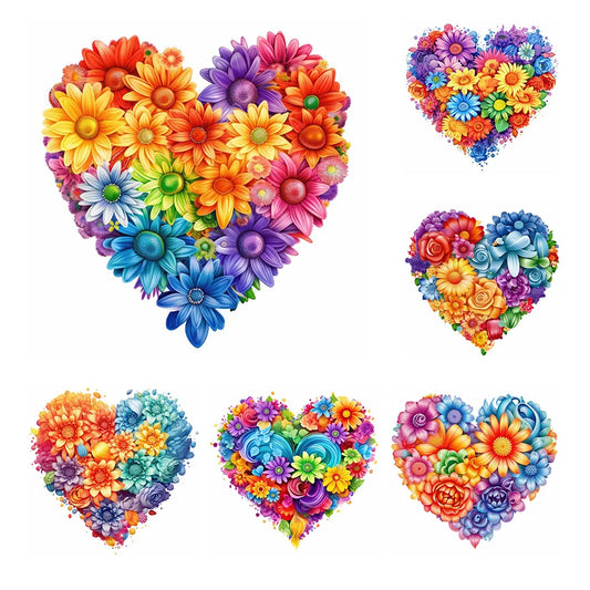 Heart Love Flower | Diamond Painting