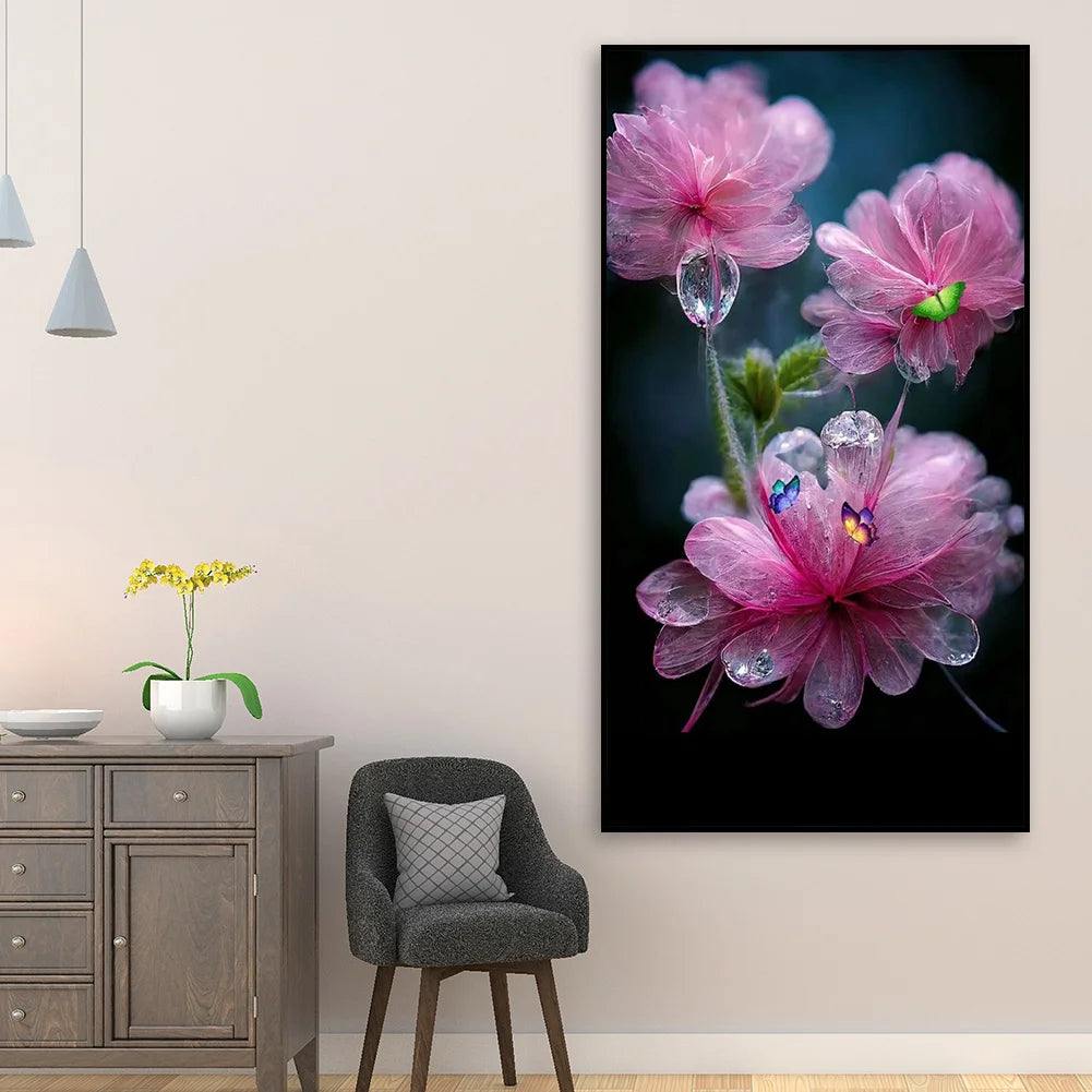 Pink Flower | Diamond Painting