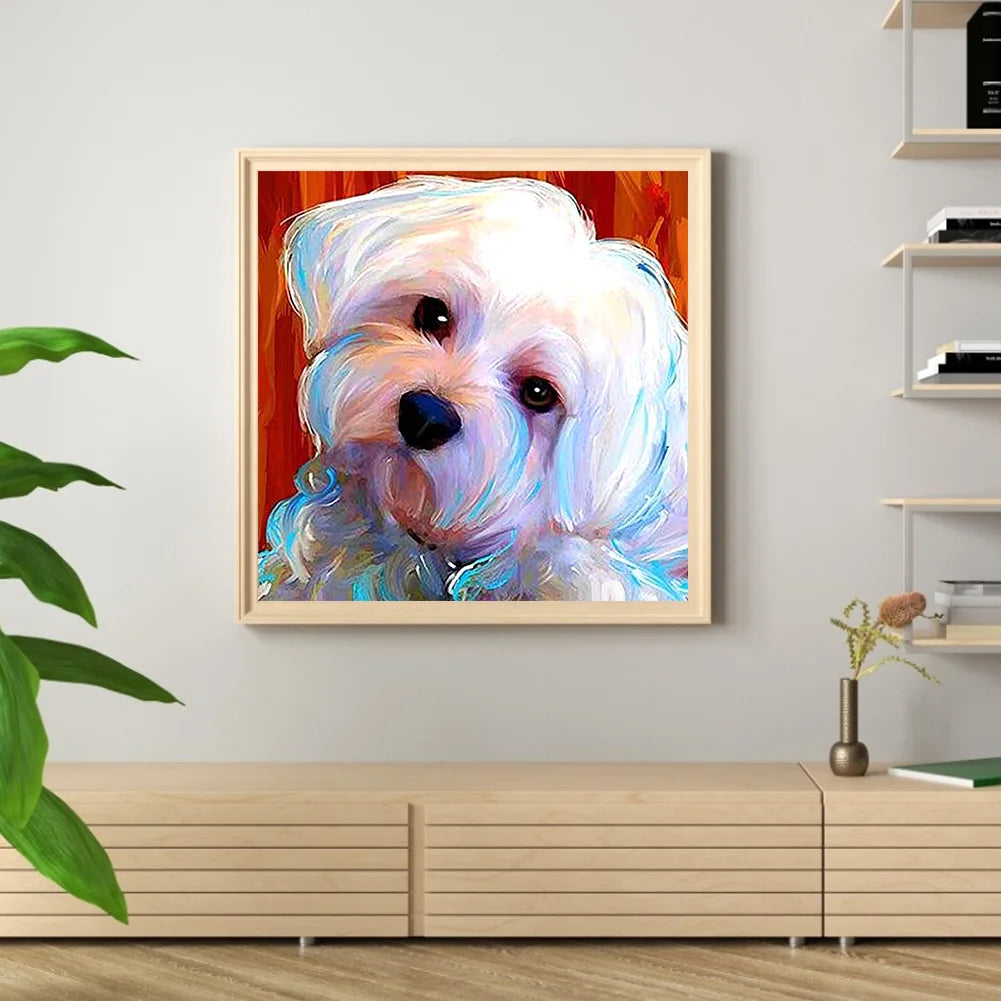 White Dog Shih Tzu | Diamond Painting