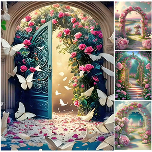 Arch Flower | Diamond Painting