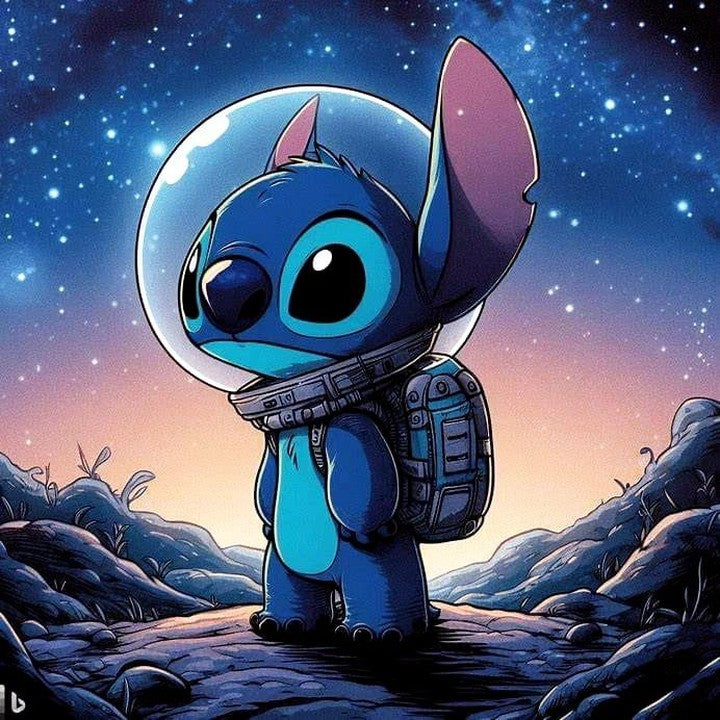 Alien Dog Stitch | Diamond Painting