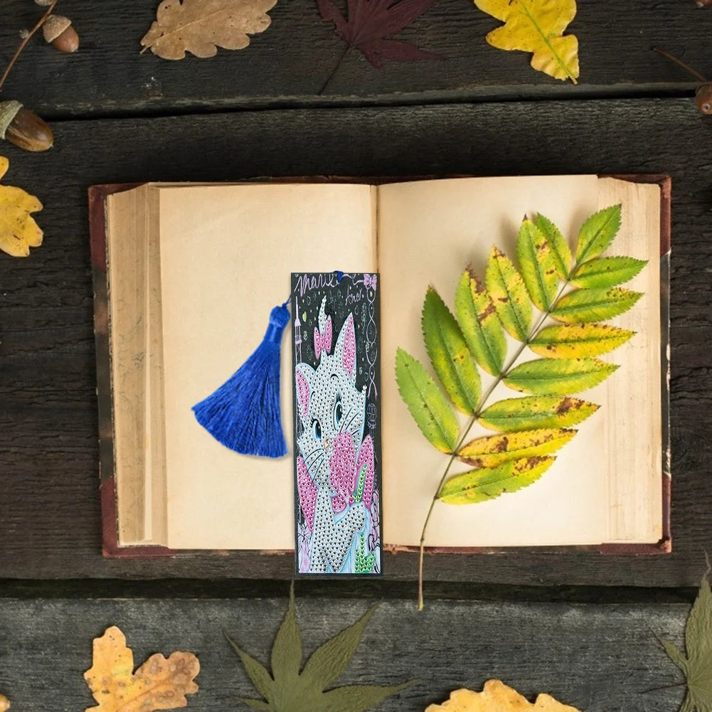 Diy Diamond Painting Leather Bookmark