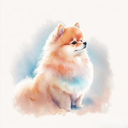 Dog Pomeranian | Diamond Painting