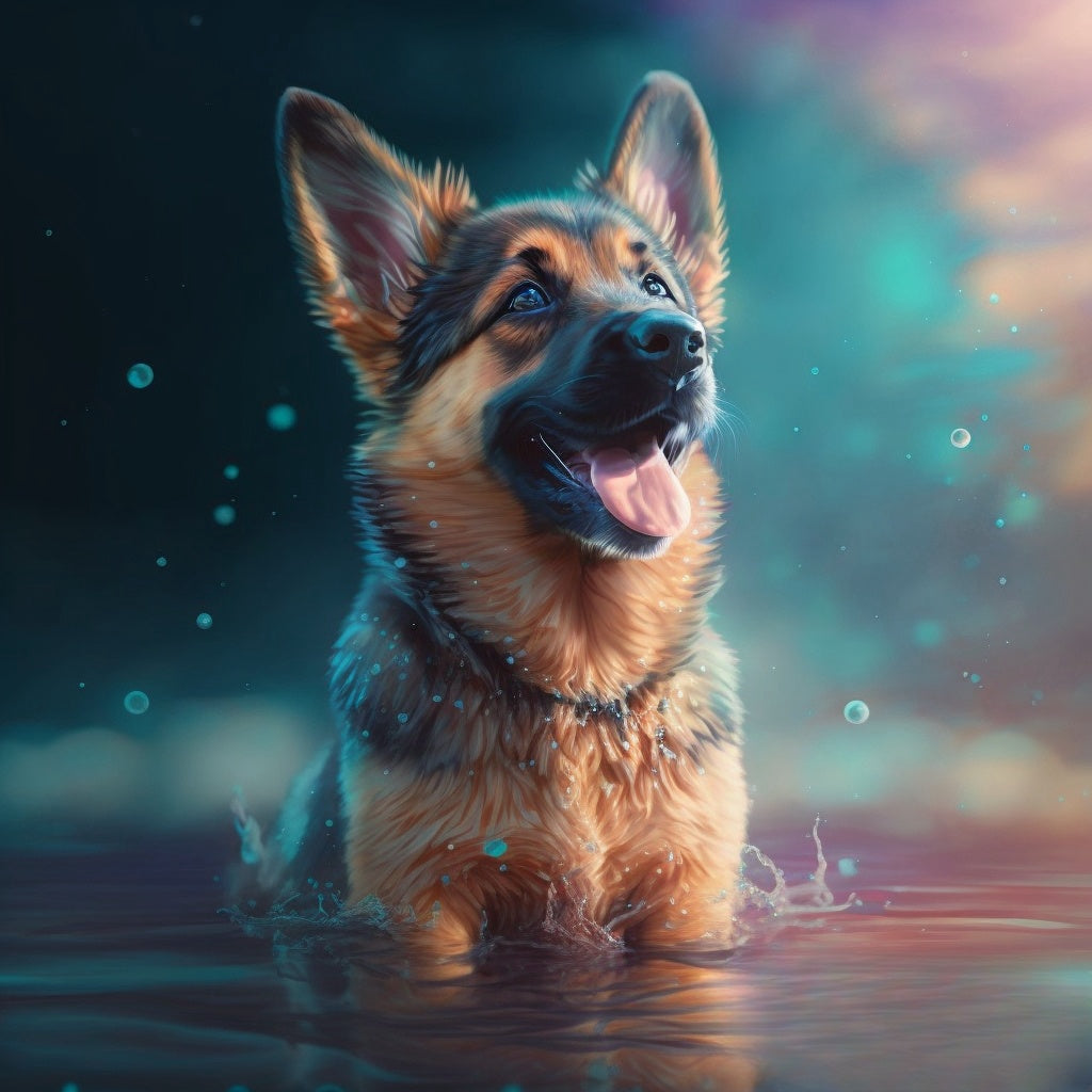 Dog German Shepherd | Diamond Painting