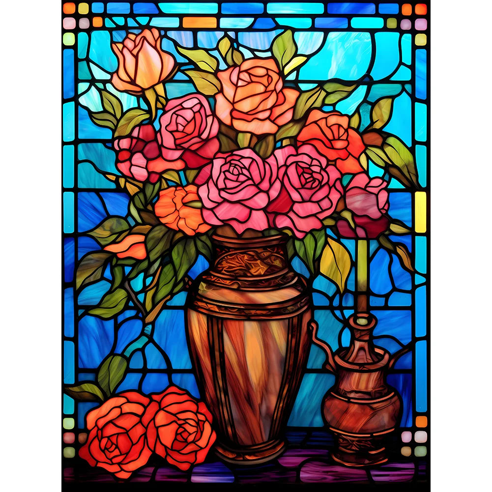 Flower In The Vase | Diamond Painting