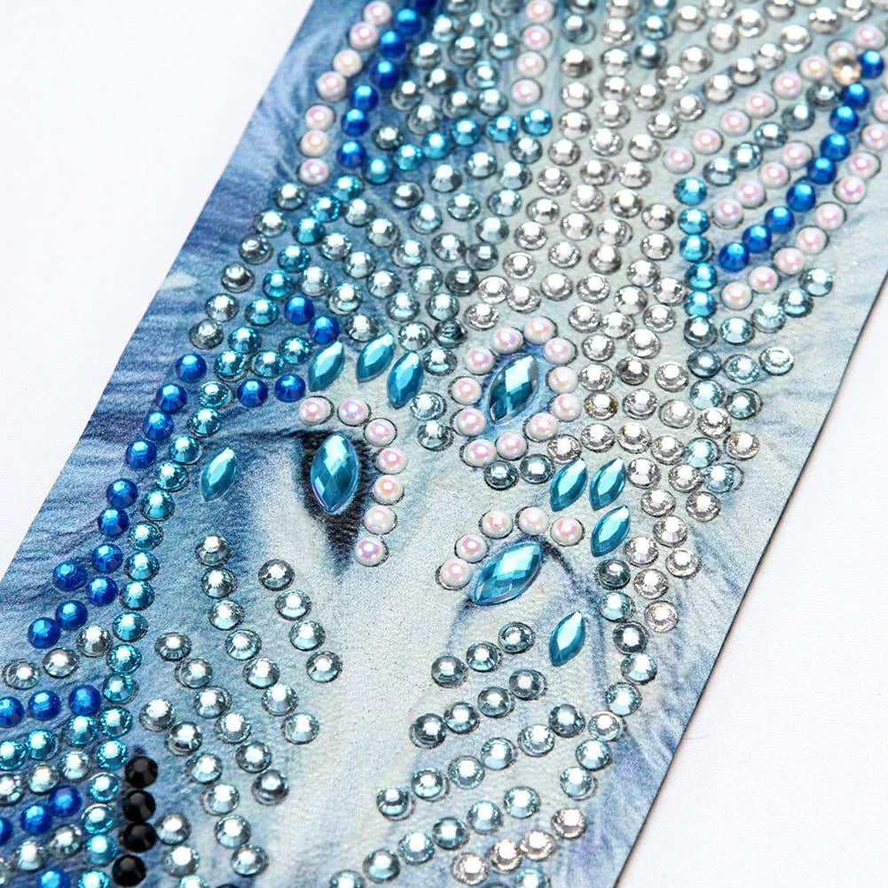 Diy Diamond Painting Leather Bookmark
