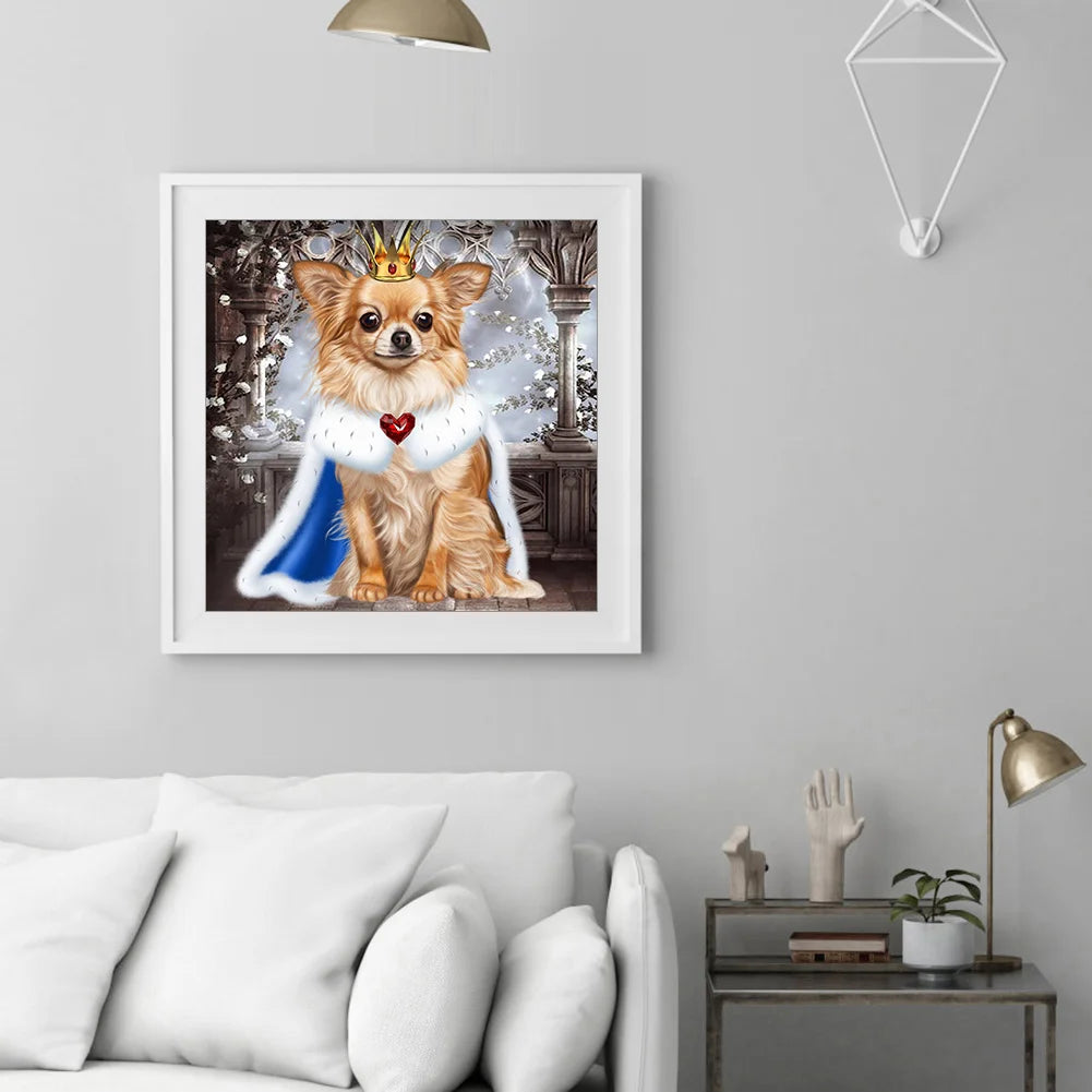 Dog King Chihuahua | Diamond Painting