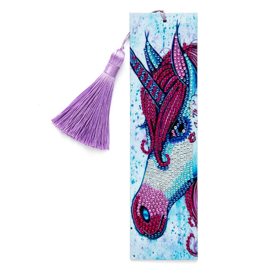 Diy Animal Diamond Painting Leather Bookmark