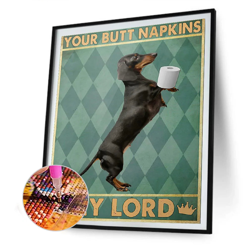 Poster Dog Dachshund | Diamond Painting