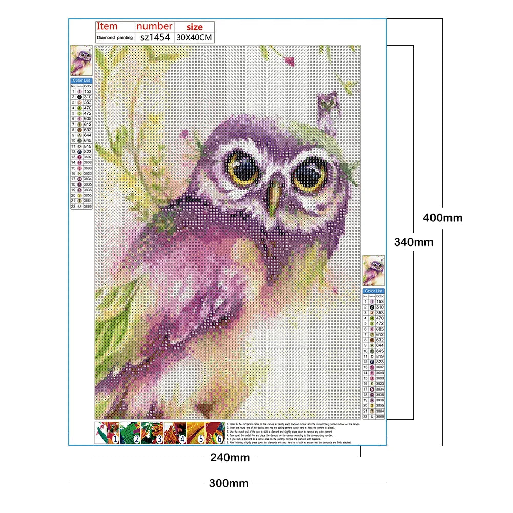 Owl | Diamond Painting