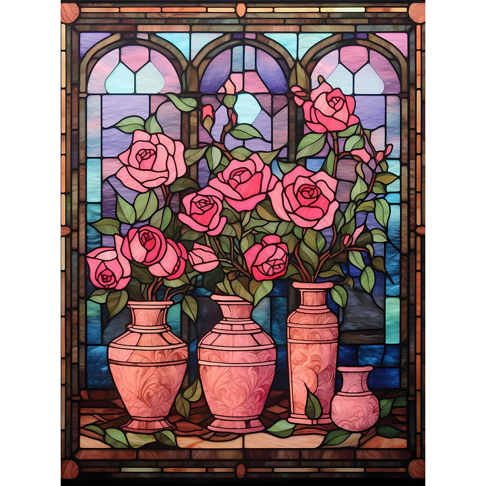 Flower In The Vase | Diamond Painting