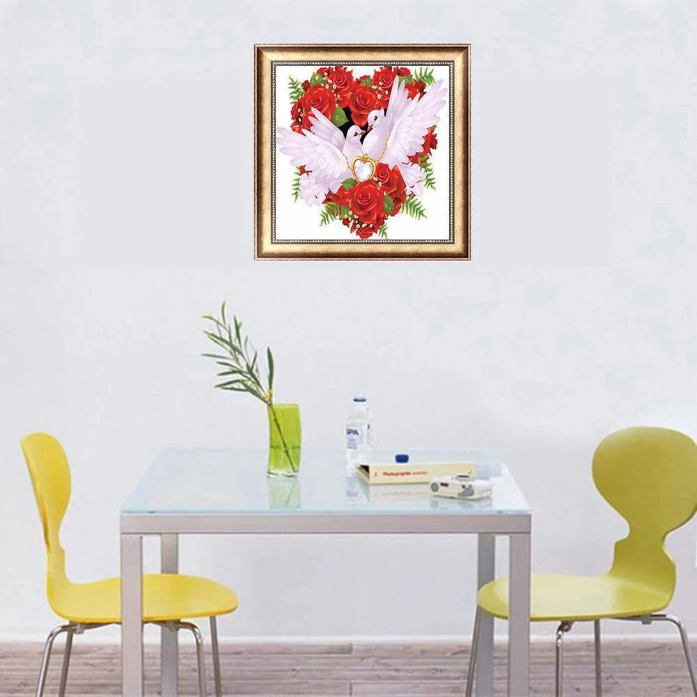 Pigeon Flower | Diamond Painting