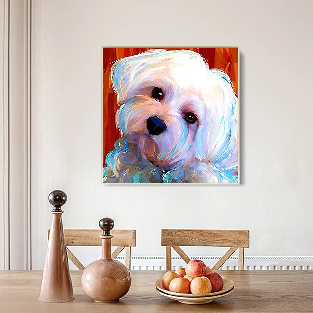 White Dog Shih Tzu | Diamond Painting