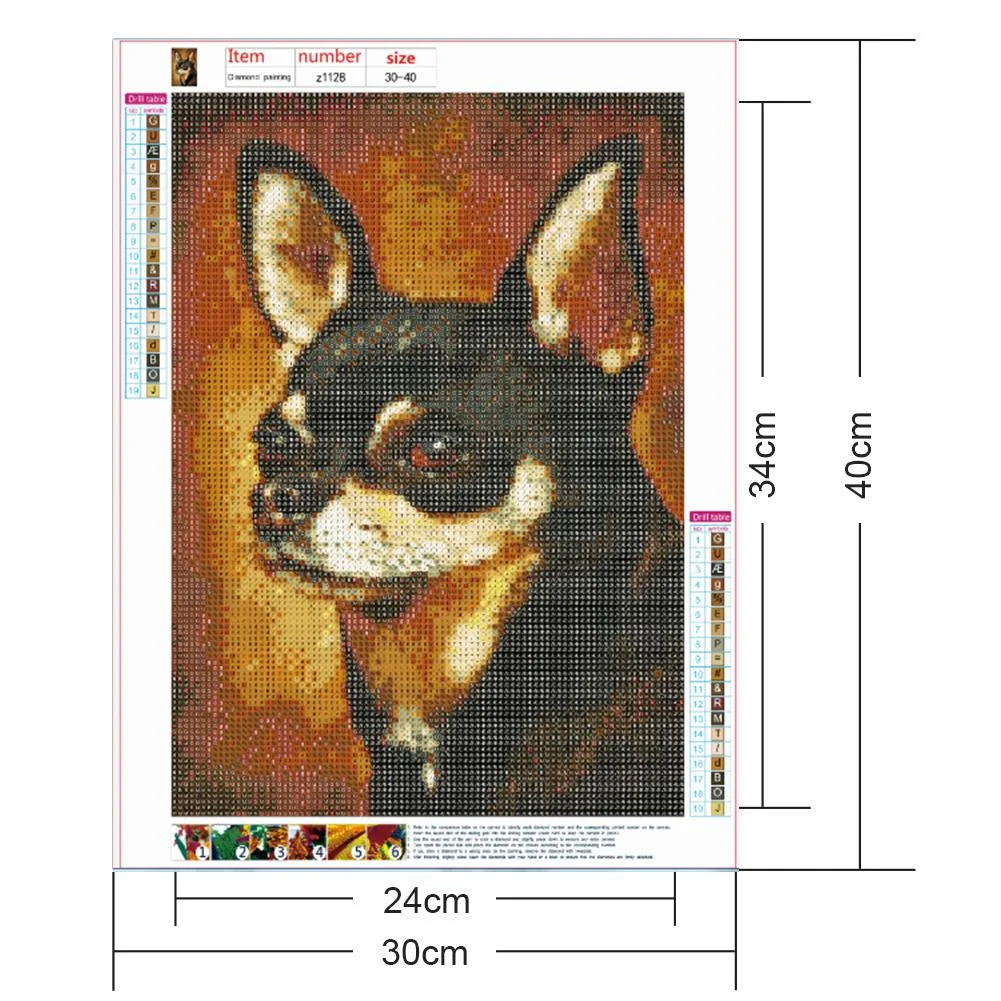 Smart Dog Chihuahua | Diamond Painting