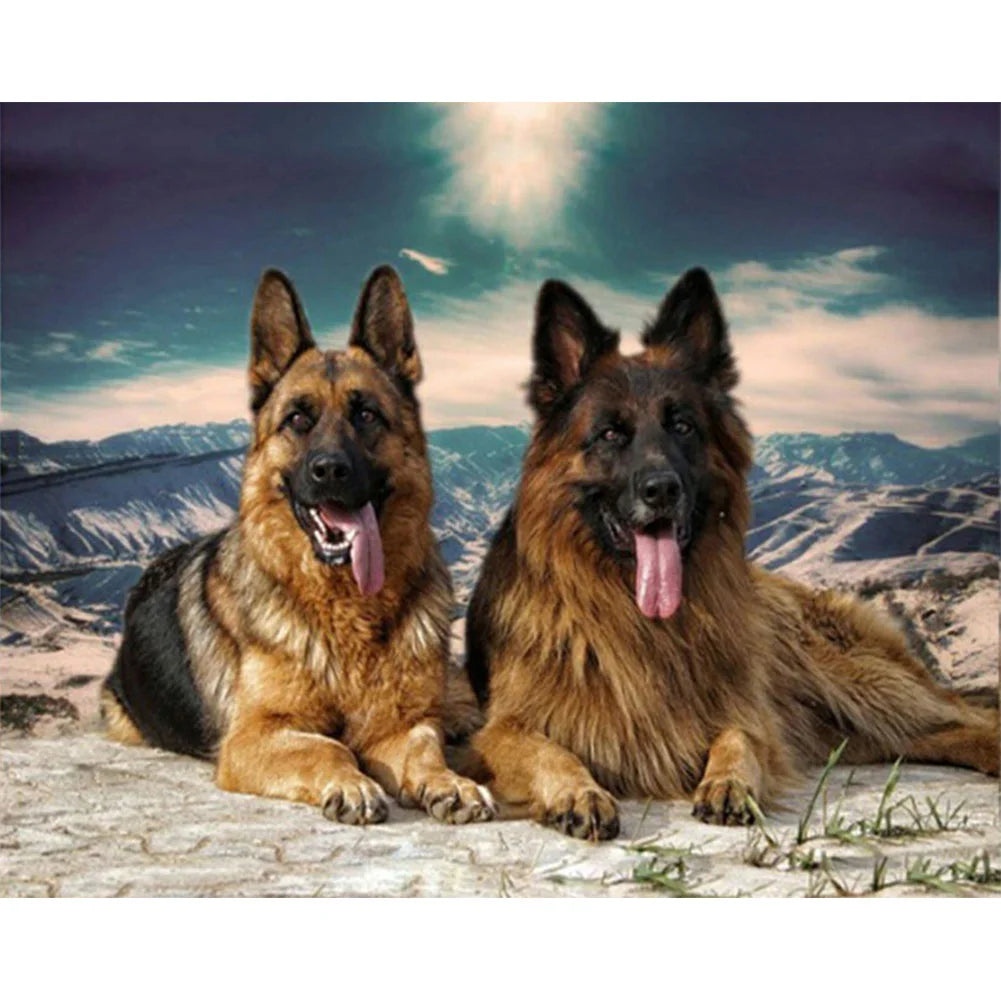 Dog German Shepherd | Diamond Painting