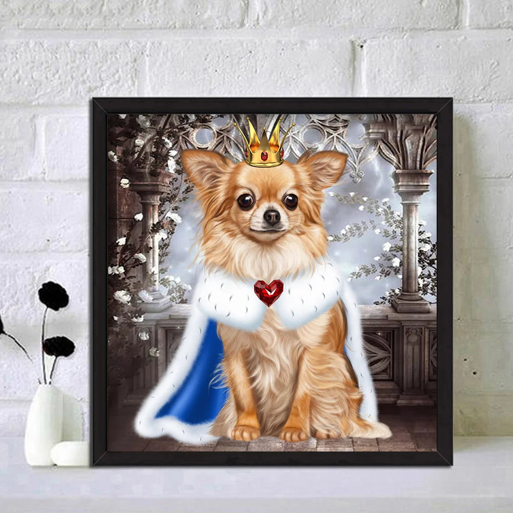 Dog King Chihuahua | Diamond Painting