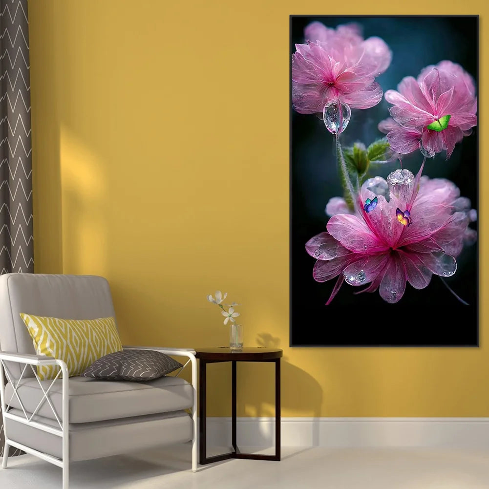 Pink Flower | Diamond Painting