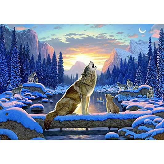 Howling Wolf | Diamond Painting