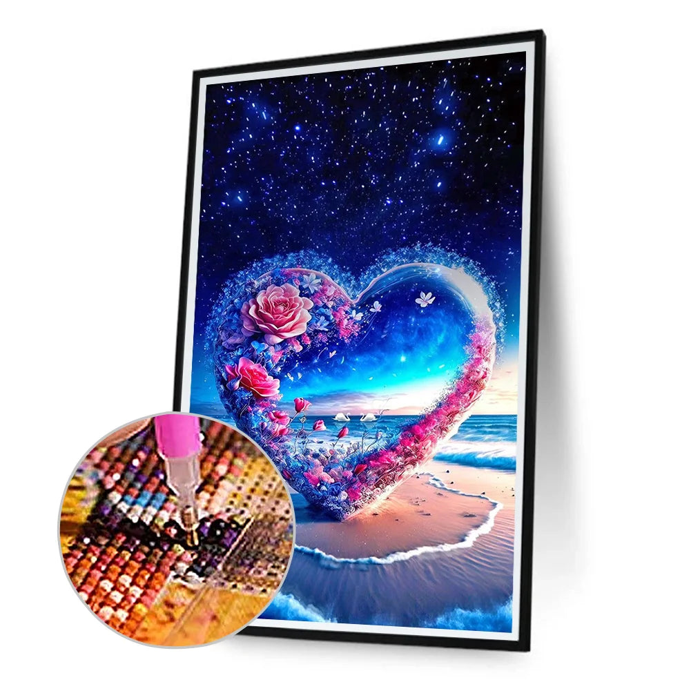 Love Beach Flower | Diamond Painting