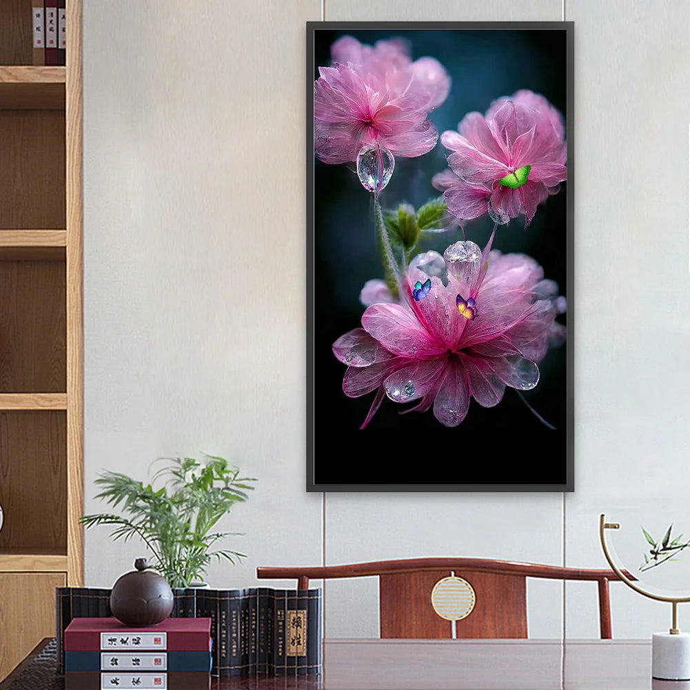 Pink Flower | Diamond Painting