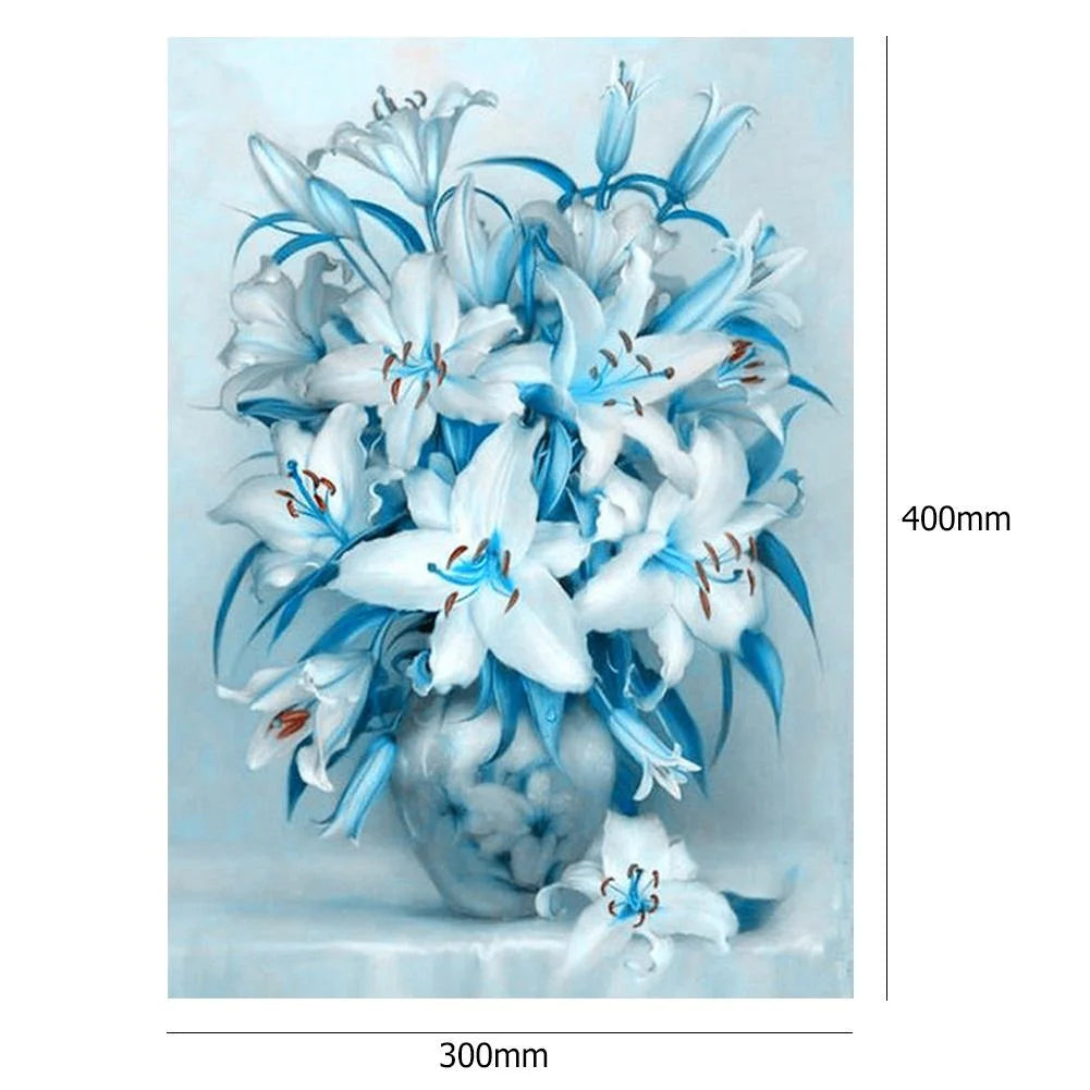 Blue Flower | Diamond Painting