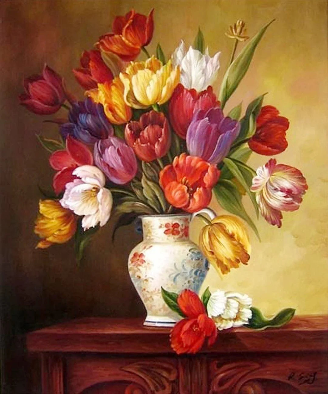 Beautiful Flower | Diamond Painting