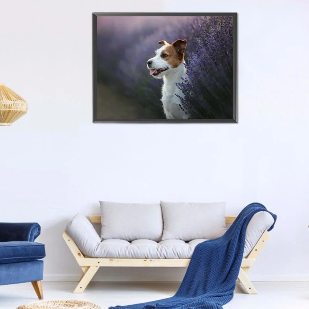 Jack Russell Dog Is Waiting | Diamond Painting