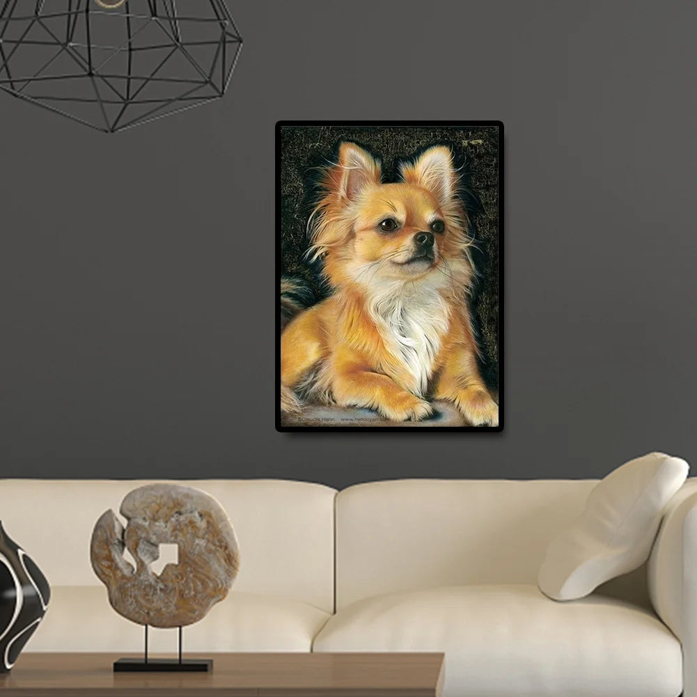 Sad Dog Chihuahua | Diamond Painting