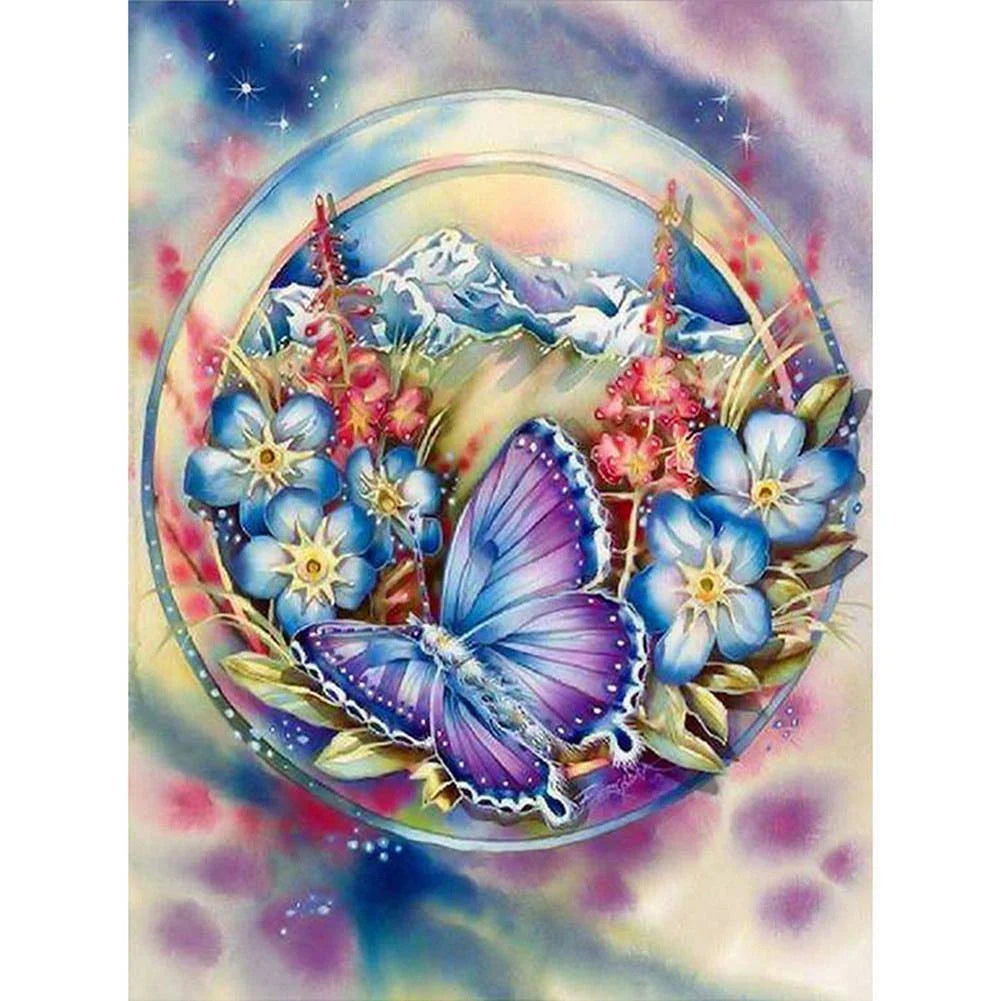 Butterfly Flower | Diamond Painting