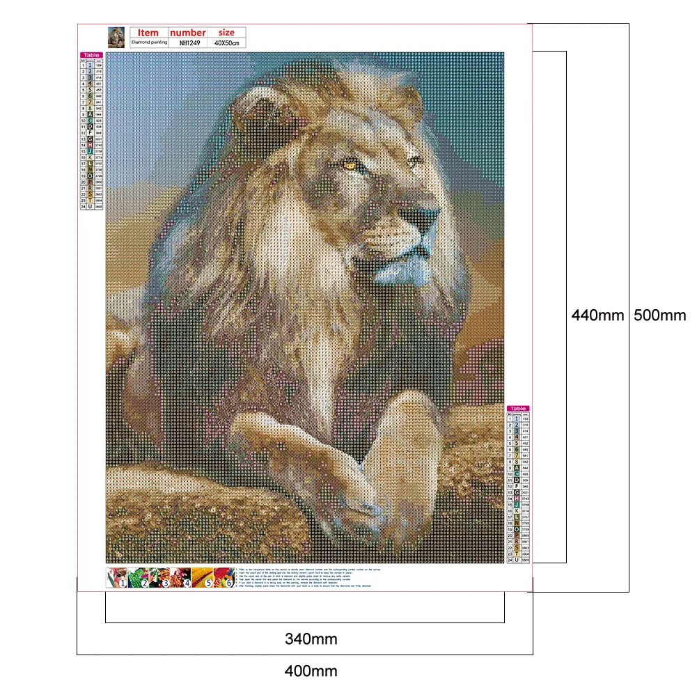 Lion | Diamond Painting