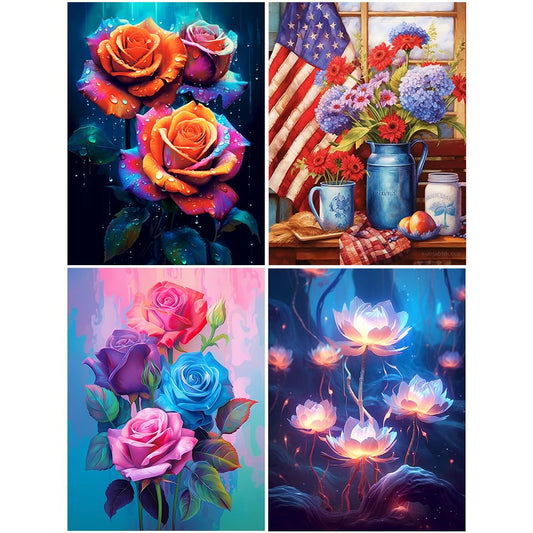 Colorful Flower | Diamond Painting