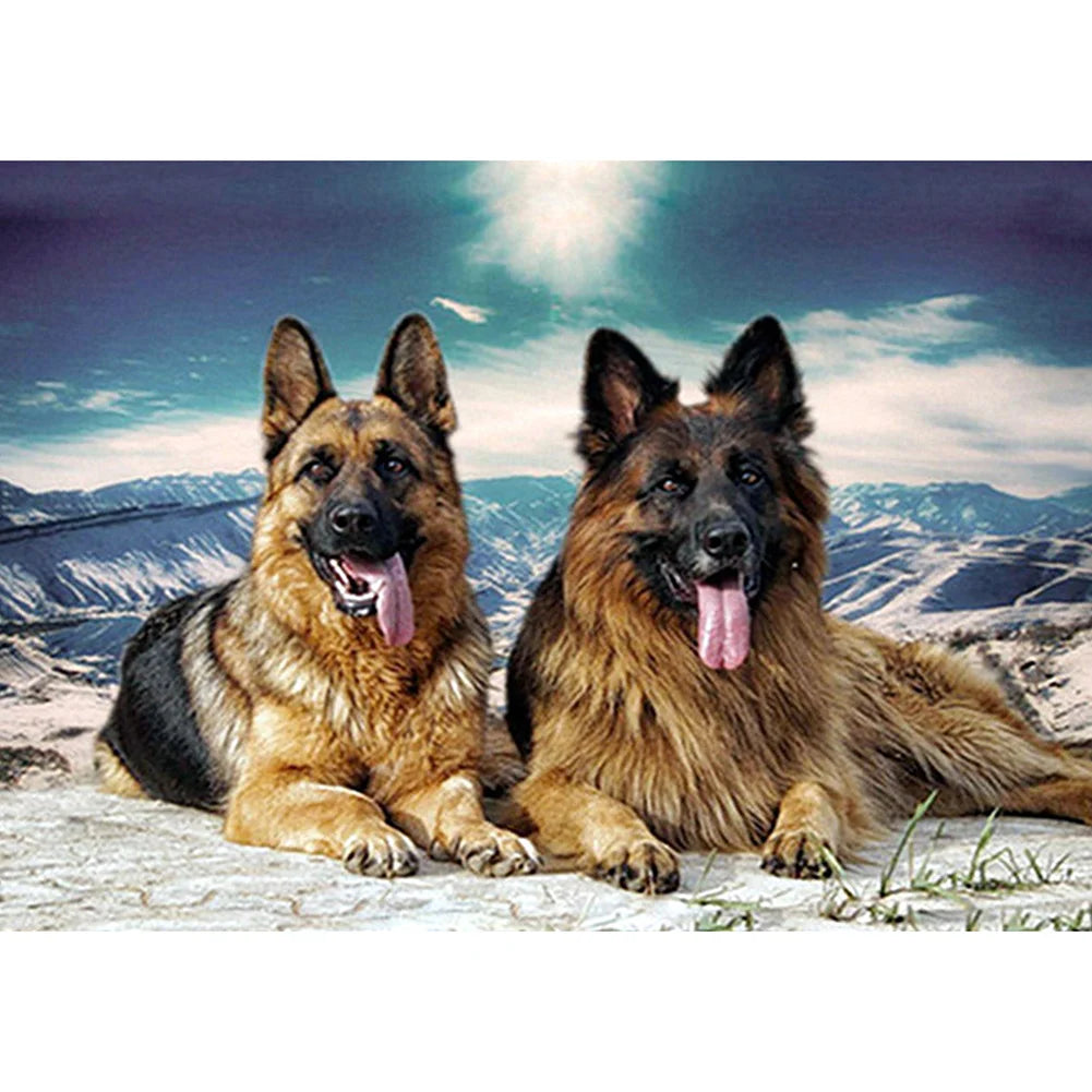 Mountain Dog German Shepherd | Diamond Painting