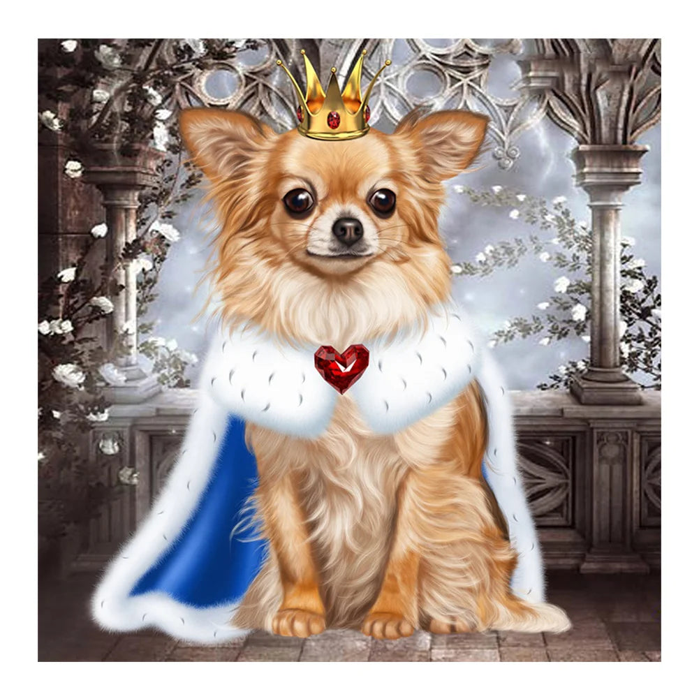 Dog King Chihuahua | Diamond Painting