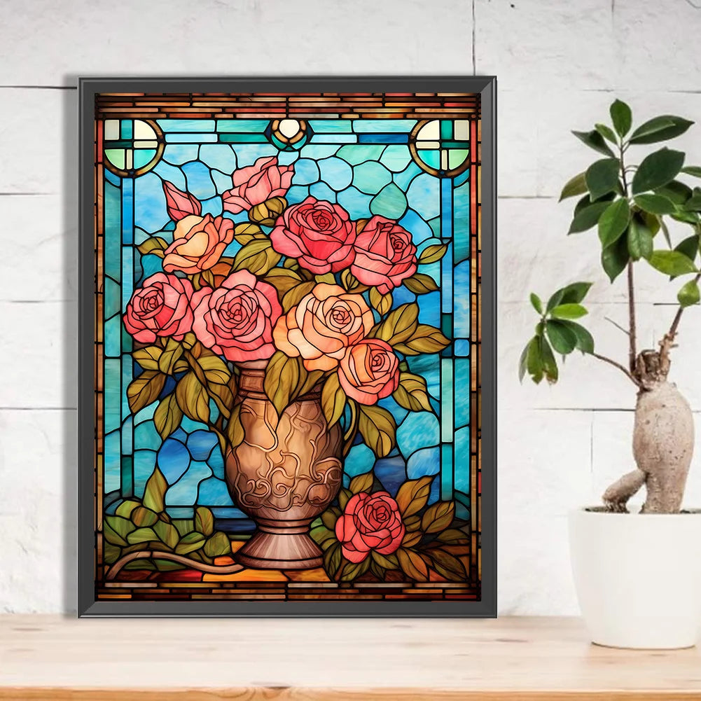 Flower In The Vase | Diamond Painting