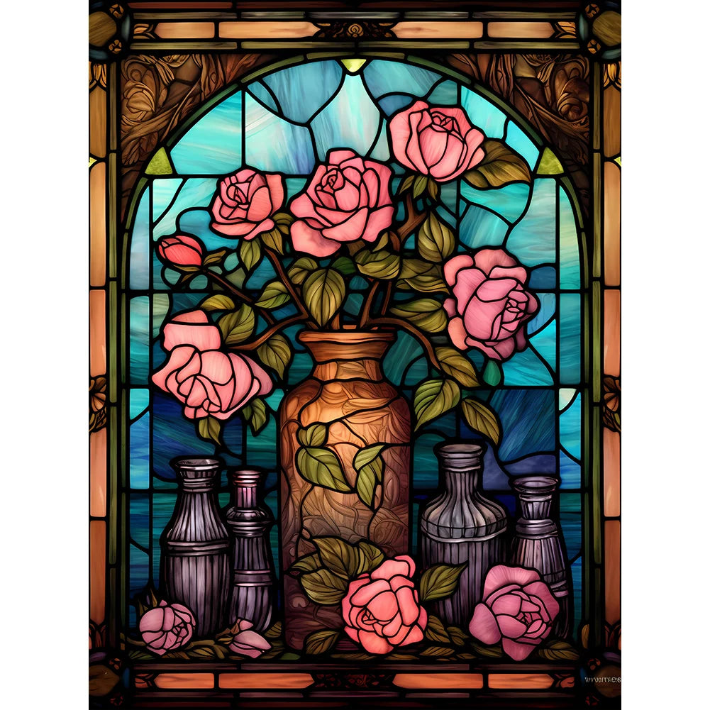 Flower In The Vase | Diamond Painting