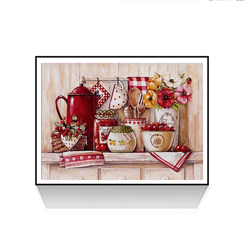 1pc Kitchen Pattern Diamond Painting Diamond Painting Set