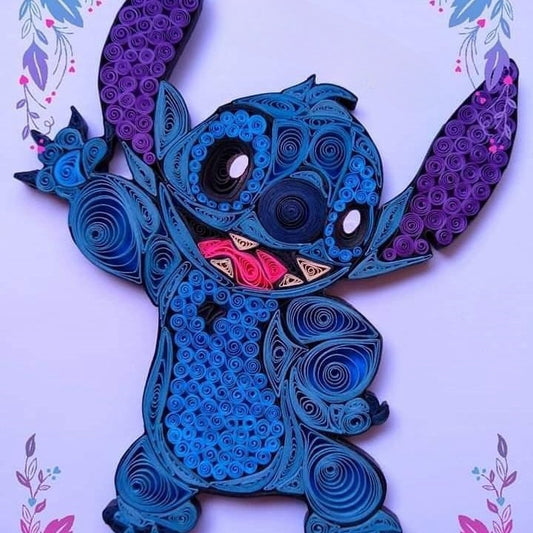 Alien Dog Stitch | Diamond Painting