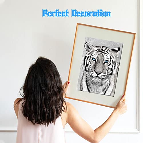 White Tiger Blue Eyes | Diamond Painting