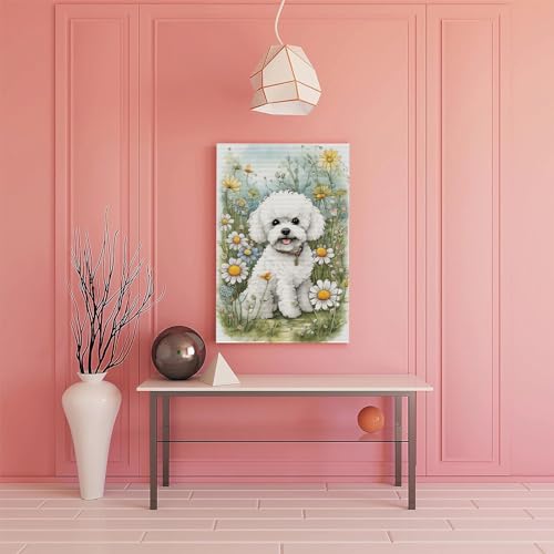 Poodle Dog Bichon Frise | Diamond Painting