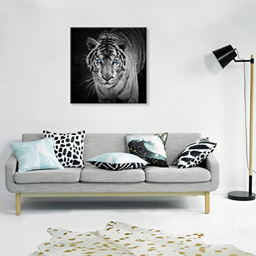 White Tiger Blue Eyes | Diamond Painting